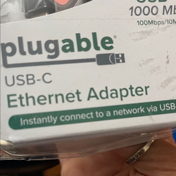 Plugable USB C to Ethernet Adapter, Fast and Reliable Thunderbolt - Picture 5 of 7